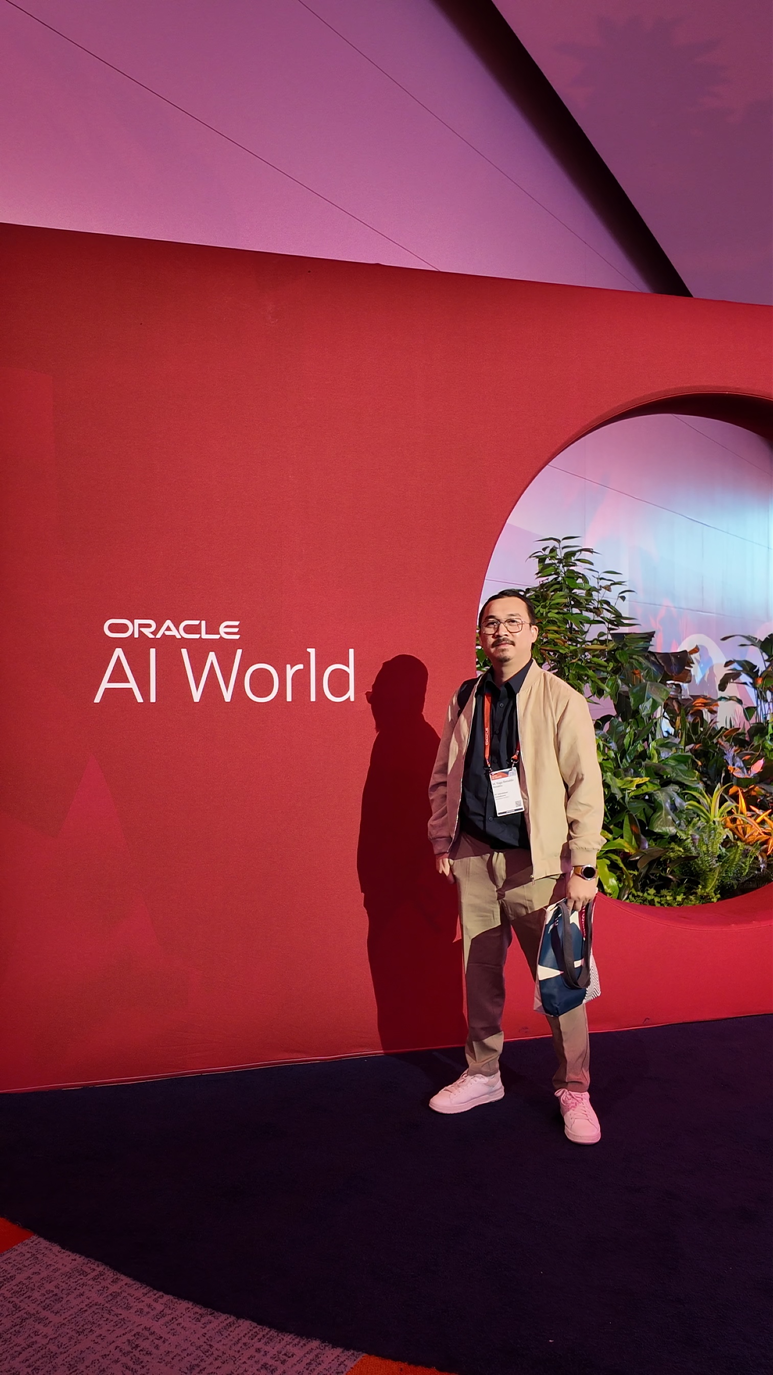 Mohammad Yoga Rimaldo at Oracle AI World, Las Vegas