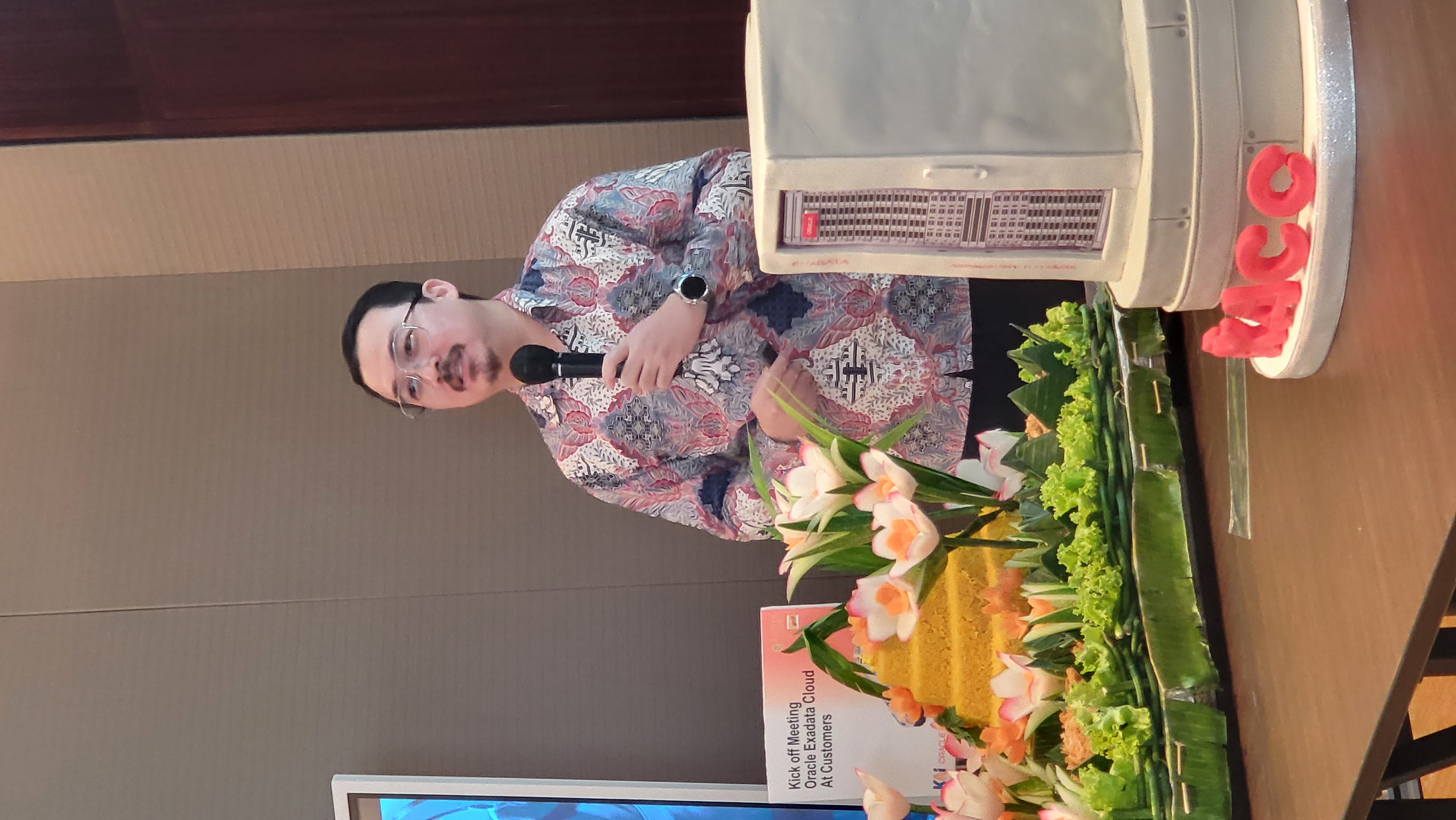 Mohammad Yoga Rimaldo at Kick Off Meeting Oracle Exadata Cloud @ Customer